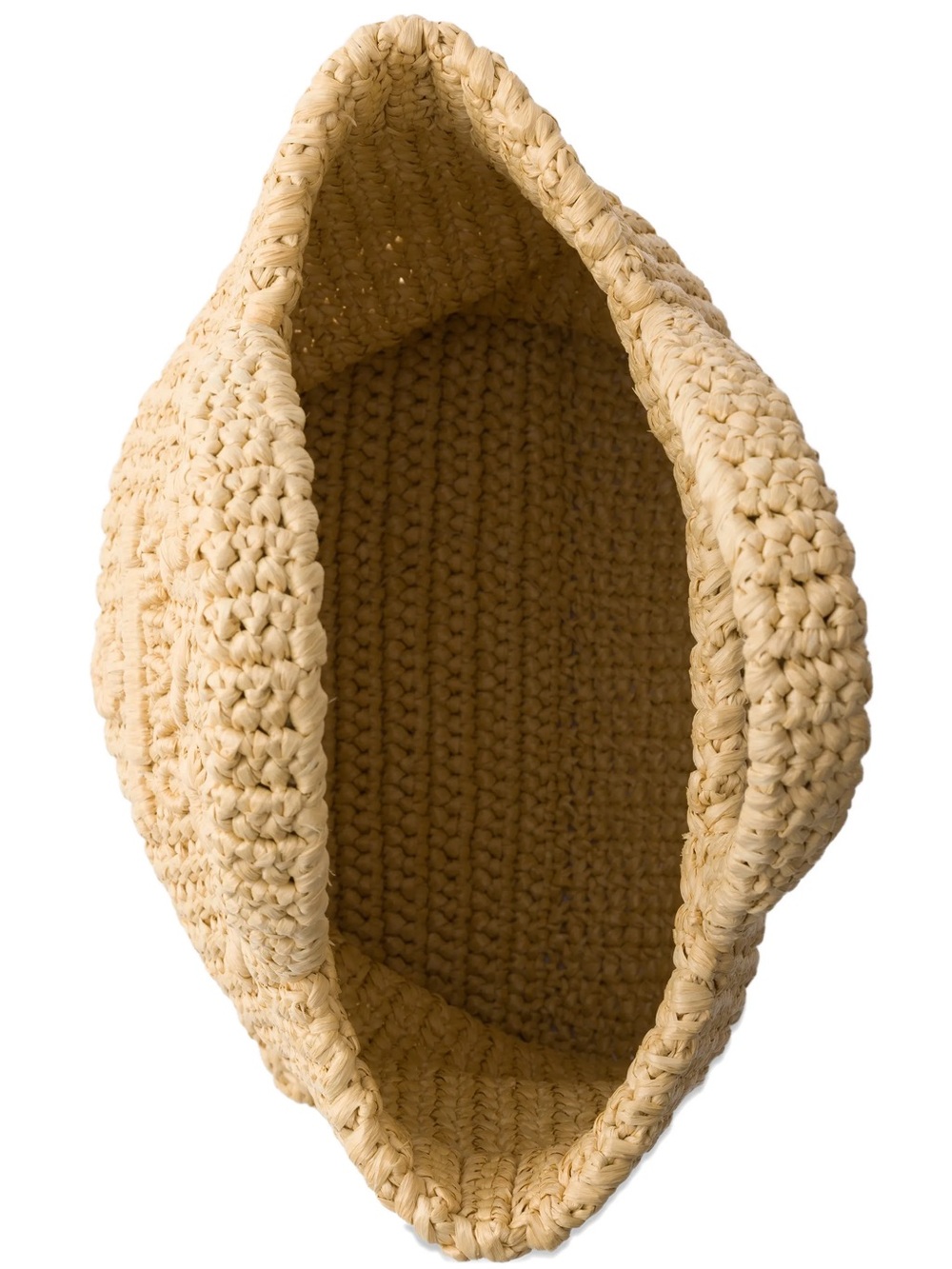 New Prada Small logo Raffia Tote - Picture 4 of 4